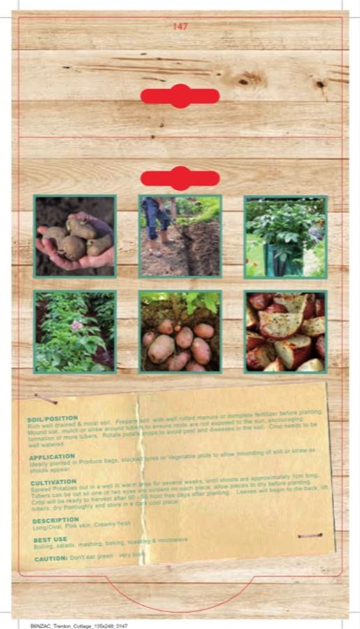 Picture of CERTIFIED SEED POTATO - DESIREE