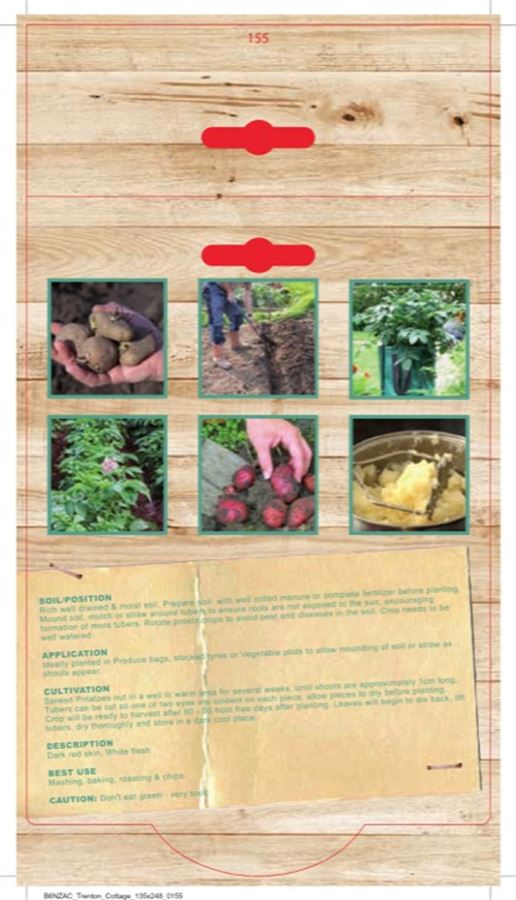 Picture of CERTIFIED SEED POTATO - OTWAY RED